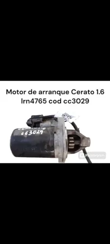 Motor de arranque Cerato 1.6 I rn4765 cod cc3029