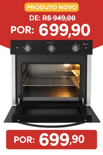 Forno Elétrico Built 46L de Embutir 127V Novo - Super Oferta!