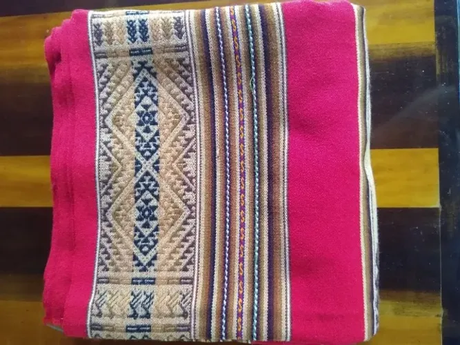 Manta Peruana sofá cama tapete