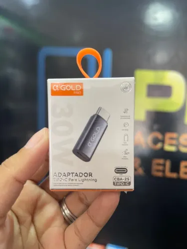 Adaptador Tipo-C para Lightning 30W Alpha Gold Pro