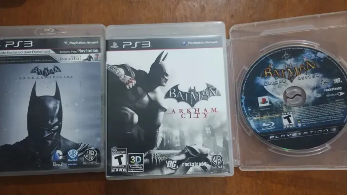 Batman ps3 coleção 3 jogos