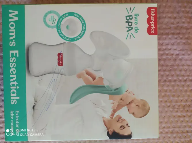 Extrator de Leite Manual Fisher-Price Mom's Essentials - Livre de BPA