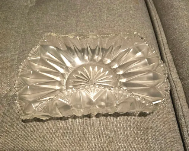 Travessa de Vidro Decorativa Elegante