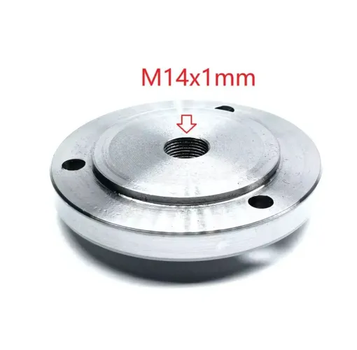 Flange traseira (80mm) Adaptador para mandril Mini Torno
