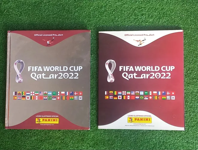 Álbum capadura Copa do Mundo FIFA Qatar 2022 com 319 figurinhas 