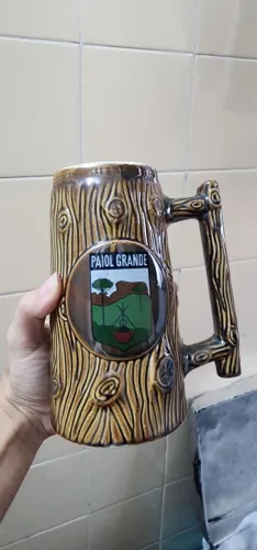 Caneca Decorativa Paiol Grande