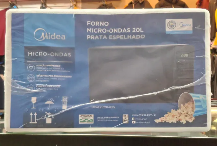 Micro-ondas midea espelhado novo