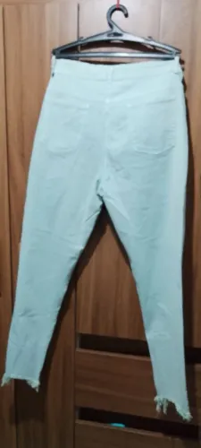 Calça Jeans Verde Feminina