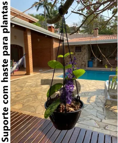 Vaso Plástico Tipo Cuia Haste Para Pendurar