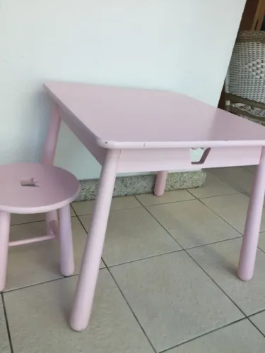 Mesa e Banco Infantil - TOK&STOK