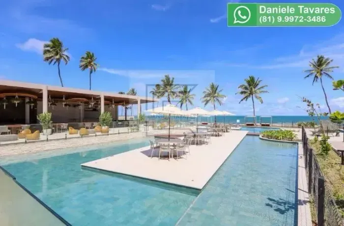 Flat 2 quartos em Muro Alto -  Cais Eco Residência