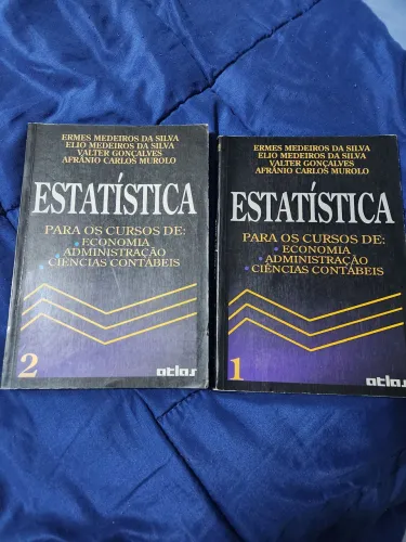 Livros de Estatística - Volumes 1 e 2 - Atlas