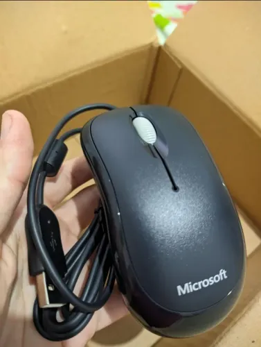 Mouse com fio Microsoft - Preto