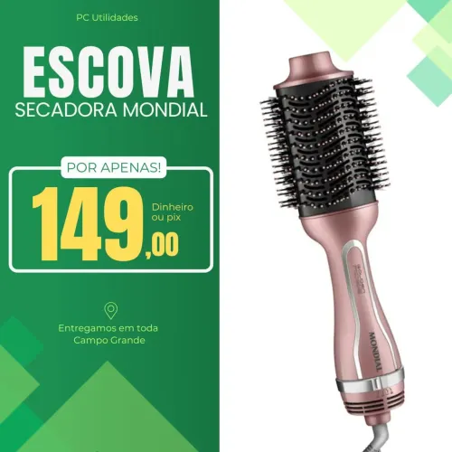 Escova secadora Mondial Golden Rose