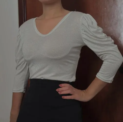 Blusa lurex (P)