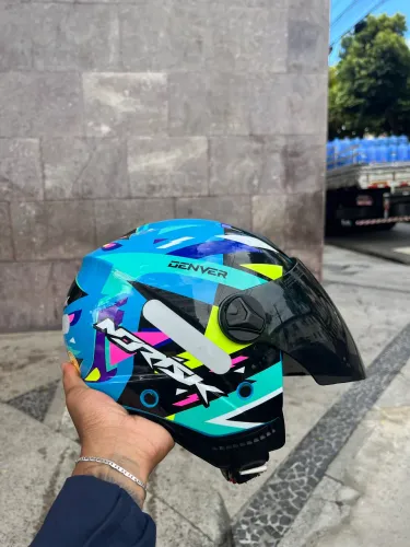 Capacete norisk denver , TM 56 novo novo TROCO POR UM LS2
