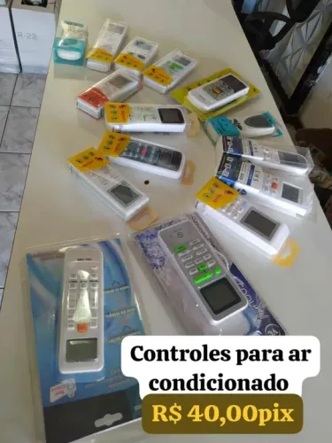Controles de ar Condicionados 