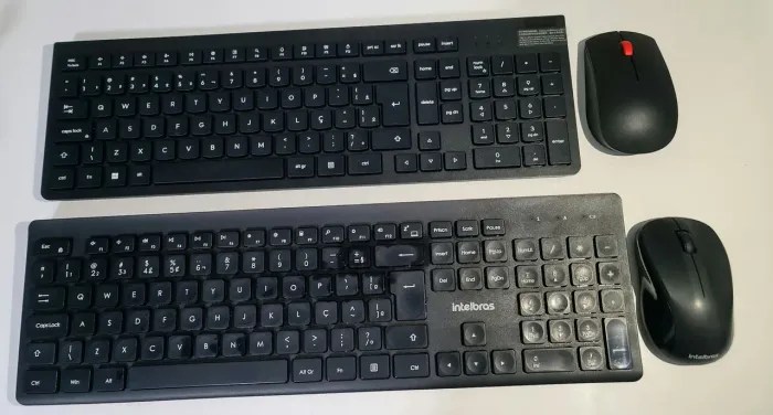 Teclado e mouse sem fio