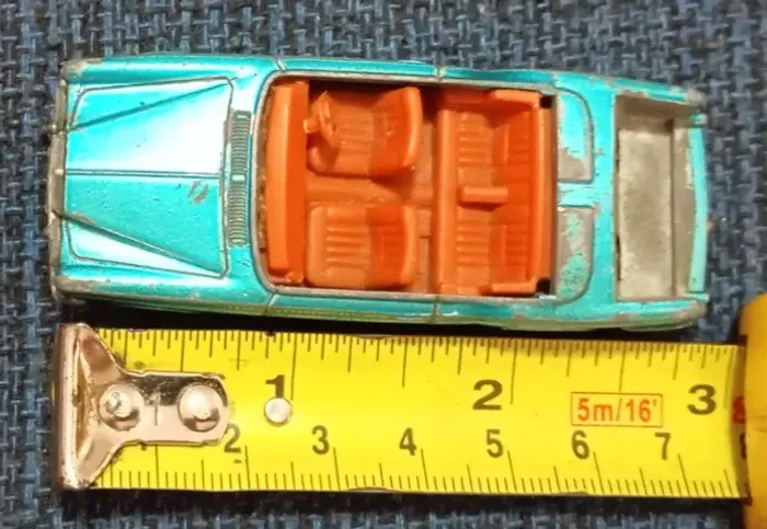 Miniatura Lesney Matchbox Nº 69 Rolls Royce Silver Shadow Coupé 1969