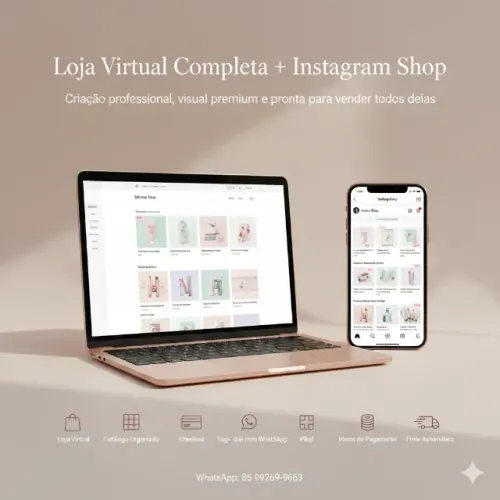 Criação de Loja no Instagram Shop | Vitrine Profissional para Sua Lojinha