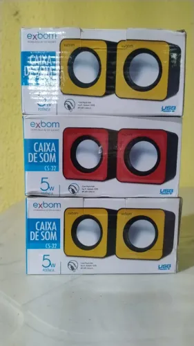 KIT 06 CAIXINHAS DE SOM EXBOM