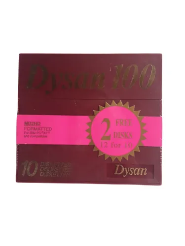 disquete 5 14 dysan 100 2 free disks 12 for 10 lacrado k97