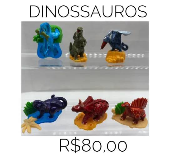 Coleção de Dinossauros kinder ovo