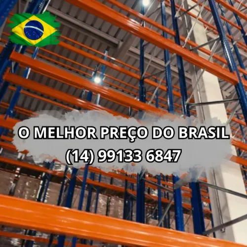 MINI PORTA PALETE DE ARMAZENAGEM
