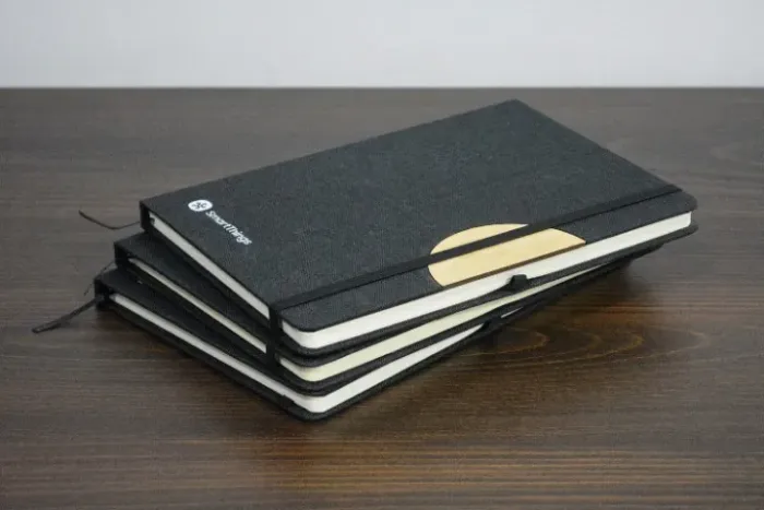 Caderno de Anotações com Capa Dura Personalizada Samsung SmartThings | 80 Folhas | Novo