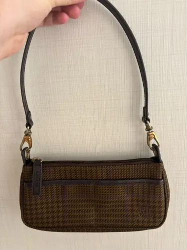 Bolsa baguete ralph lauren