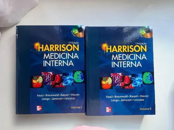 Livro Harrison Medicina Interna 17ª Edição - 2 Volumes Completos