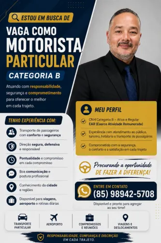 Sou - Motorista Particular Categoria B