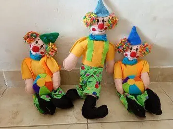Feltro palhacinhos 