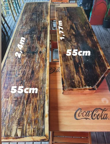 TÁBUA madeira Resinada, ideal para mesas e balcões