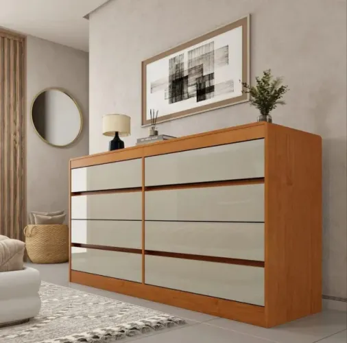 COMODA 8 GAVETAS ESPANHA 100% MDF