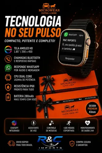 Smartwatch ultra 4 mini