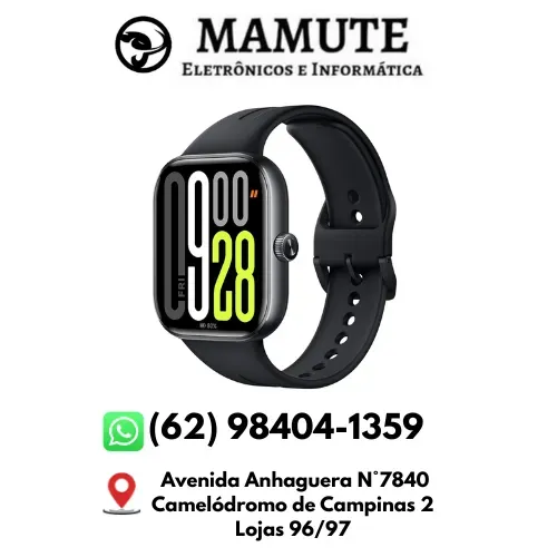 Relógio Smartwatch Xiaomi Redmi Watch 5 GPS Bluetooth HyperOS
