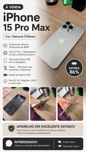 iPhone 15 pro Max 256 gb