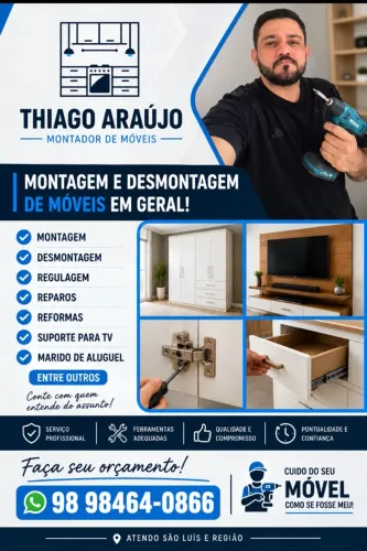 Montador de Móveis / plotagem de geladeiras, feezers e móveis em geral