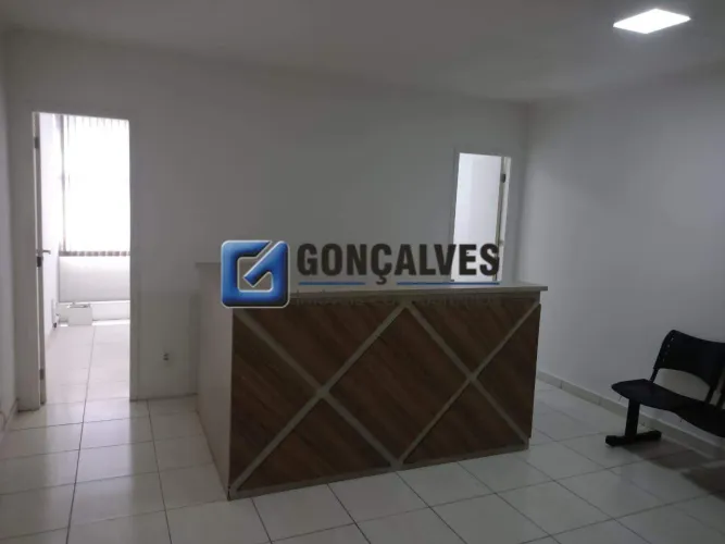 Sala Comercial para Aluguel no Centro de São Bernardo do Campo 70 m², 2 Banheiros