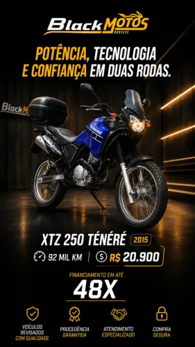 TÉNÉRÉ 250 ADVENTURE 2015 - MOTO DE PROCEDÊNCIA