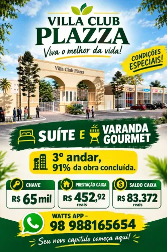 JC 6338/8 - Chave 65 mil - suíte e varanda