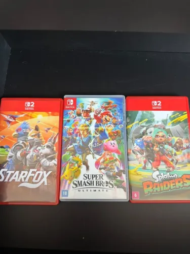 JOGOS SWITCH 2/1 MIDIA FISICA
