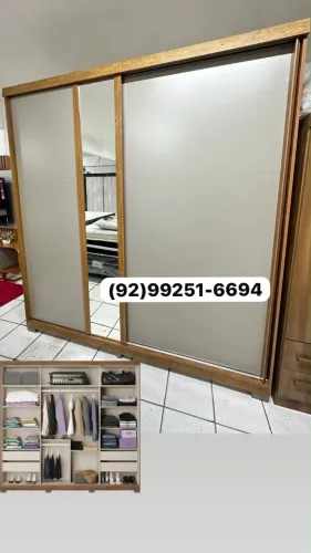 guarda roupa casal porta de correr entrega
