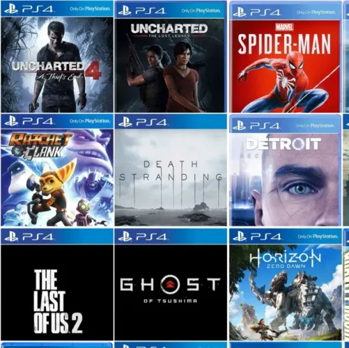 Jogos ps4 ps5