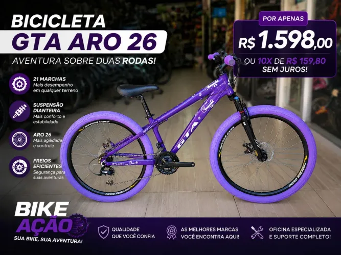 BICICLETA GTA FREERIDE ARO 26