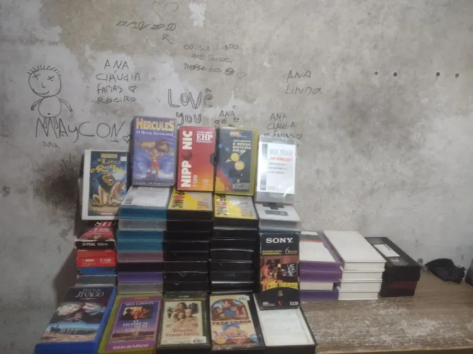 Fitas VHS 63 no total 