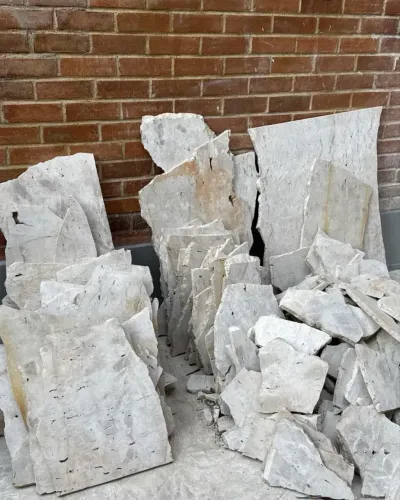 Pedra Travertino Orgânica 