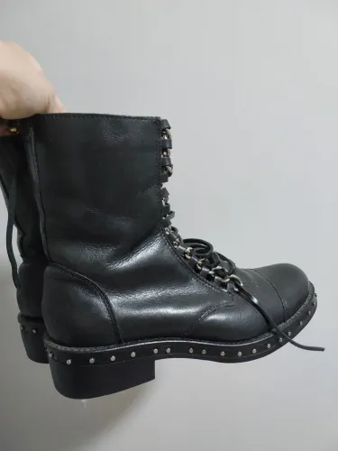 Bota de couro 