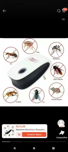 Repelente ultrassônico repele e espanta ratos, baratas